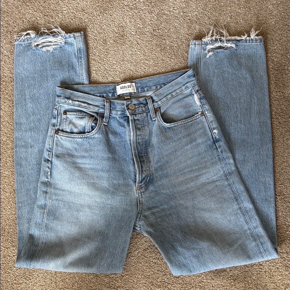 Agolde 90s Pinch Waist High Rise Jeans - Picture 9 of 10